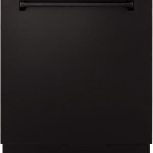 ZLINE 24" Tallac Series 3rd Rack Tall Tub Dishwasher in Oil Rubbed Bronze with Stainless Steel Tub, 51dBa (DWV-ORB-24)