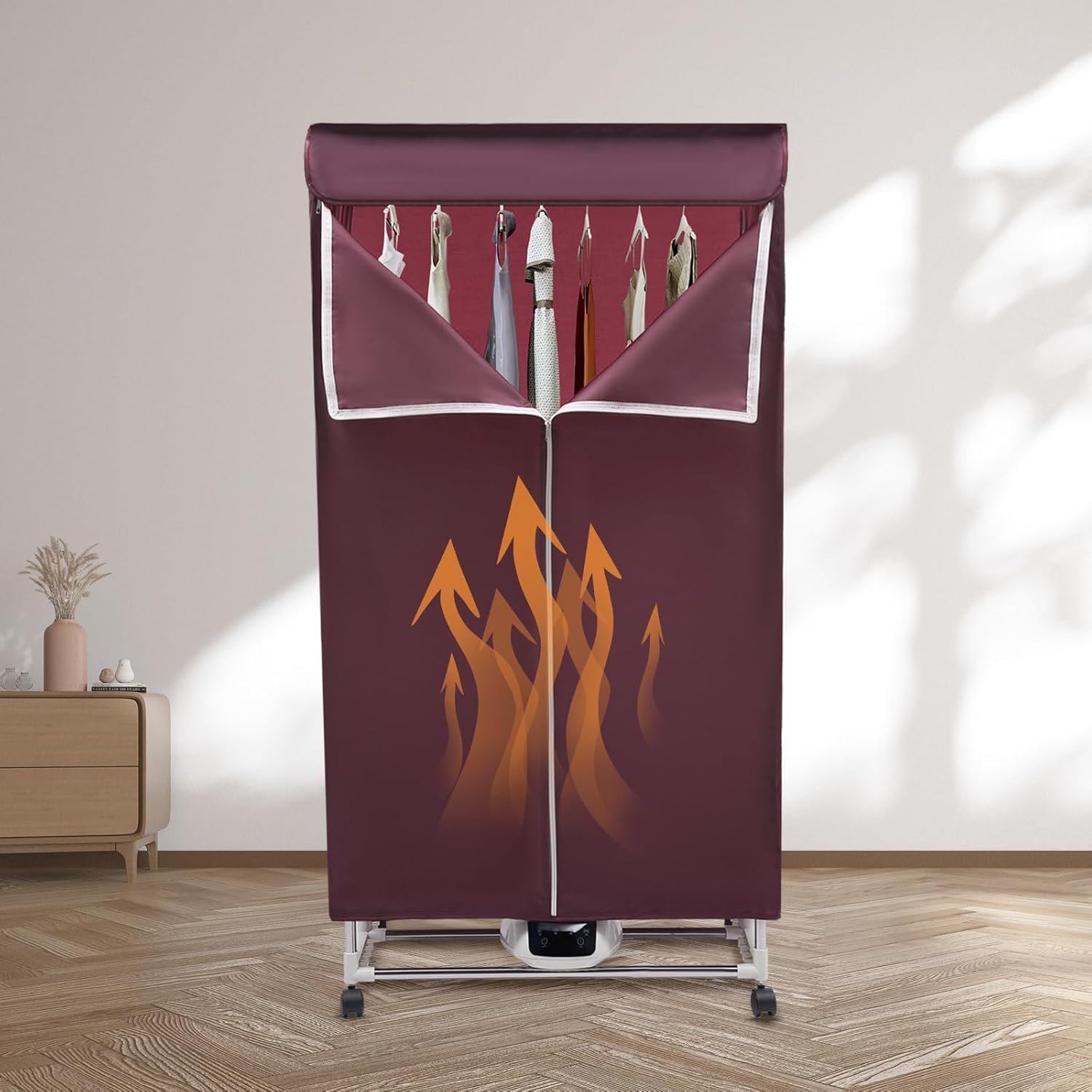 Portable Travel Mini Dryer Machine Apartments Electric Clothes Dryer 1200 1500W