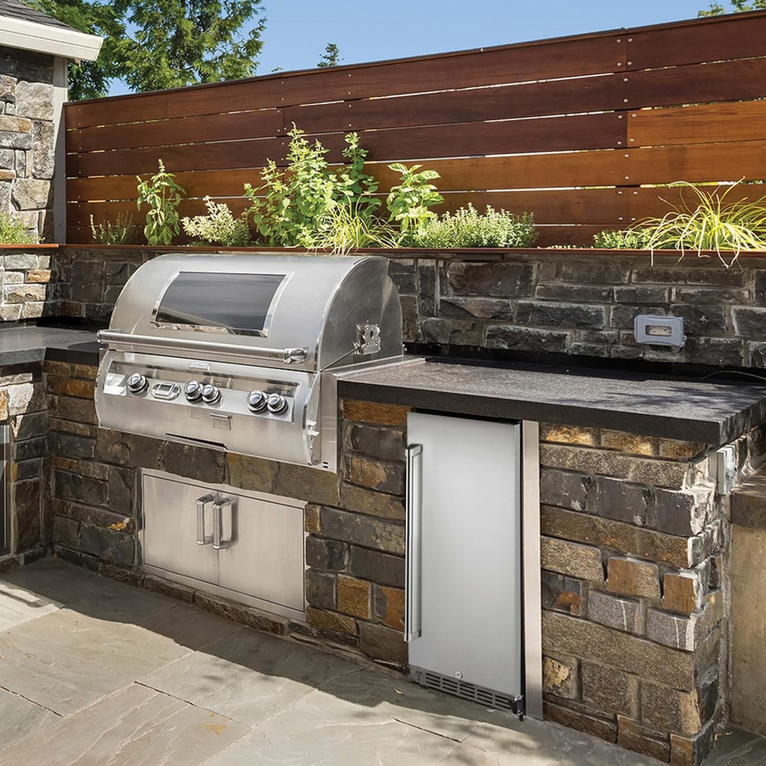 NewAir 15" Commercial Beverage Refrigerator | Weatherproof Stainless Steel Fridge | Built-In or Freestanding Outdoor Patio Fridge For Beer, Wine, Food NCR032SS00 - Image 7